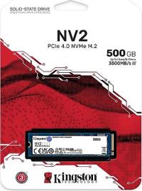 KINGSTON NV2 500GB 3500/2100 NVME M.2 SSD  Harddisk